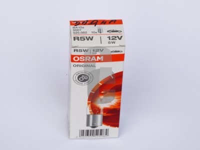 Крушка авто за задни светлини  5W-12V ВА15s -5007-